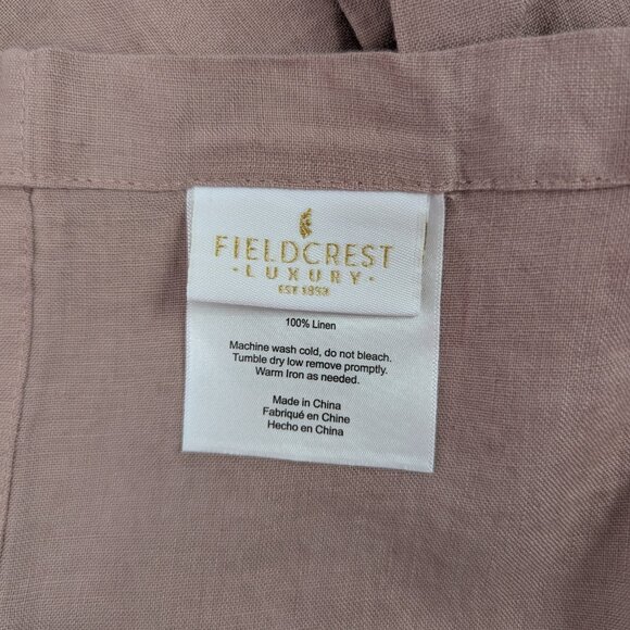 Fieldcrest Luxury 100% Linen Napkins Dusty Rose Set of 4 - Picture 2 of 3